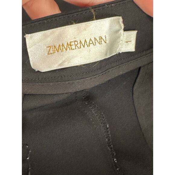 Zimmerman black dress cropped pants size 1 -US 6 - Picture 3 of 14